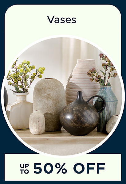 Vases up to 50% off