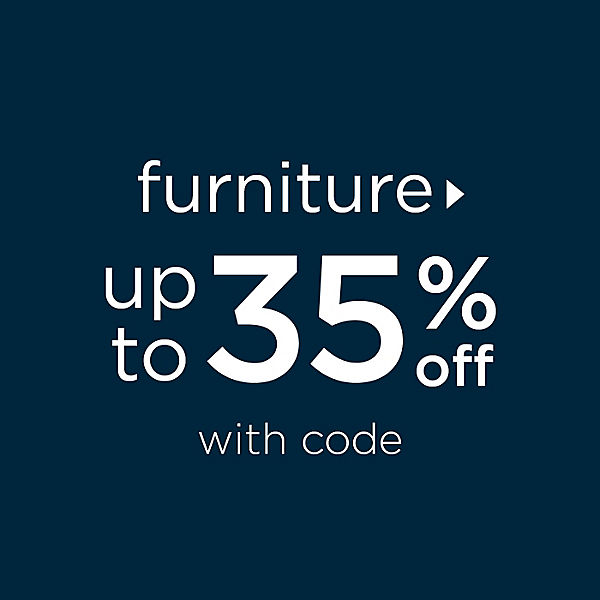 furniture up to 35% off with code