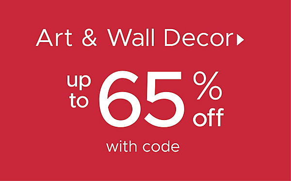 Art & Wall Decor up to 65% off with code