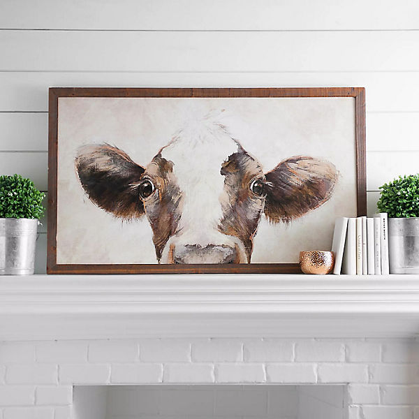 Cow Framed Art Today Only