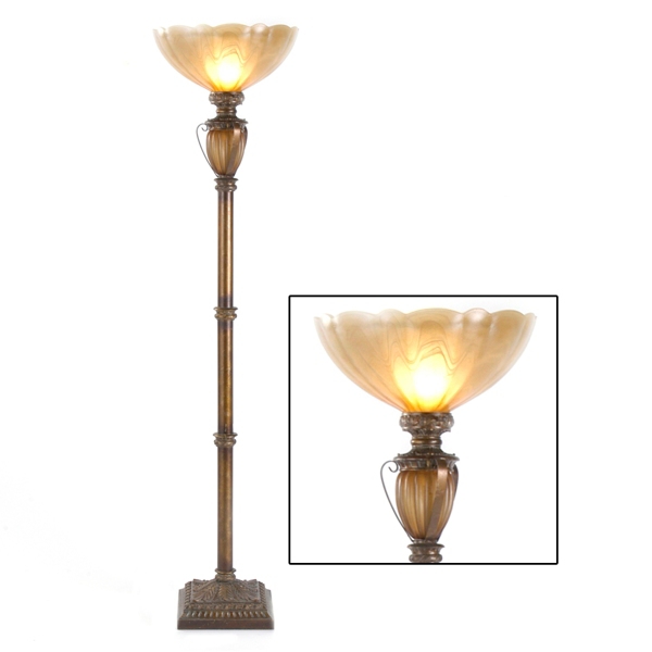 torchiere floor lamp with night light