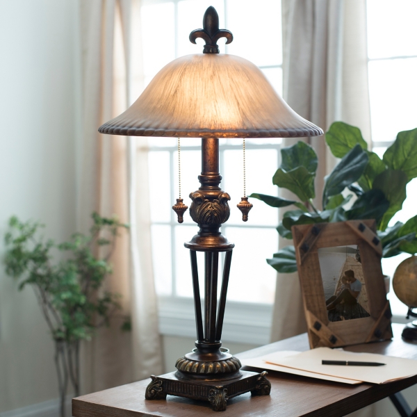 light blue bedside lamps