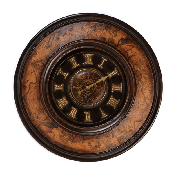 Old World Map Clock Kirklands Home