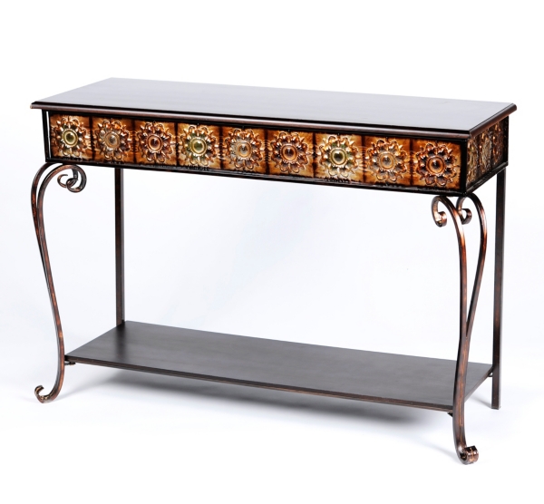 Bronze Medallion Console Kirklands Home
