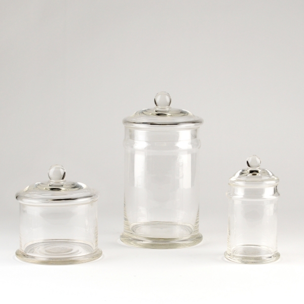 Glass Apothecary Jar, Set of 3 Kirklands Home