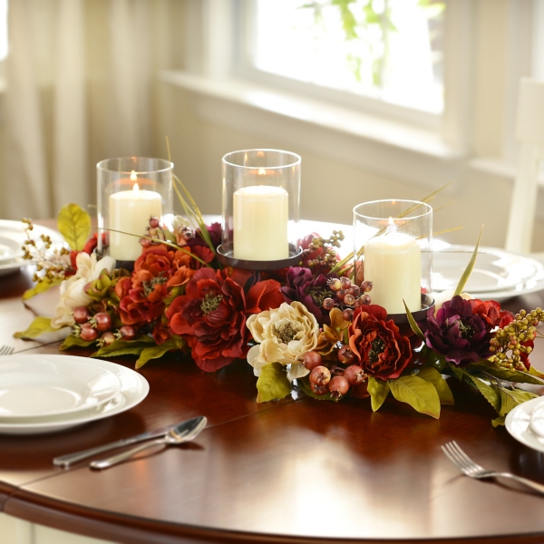 candle arrangements for table