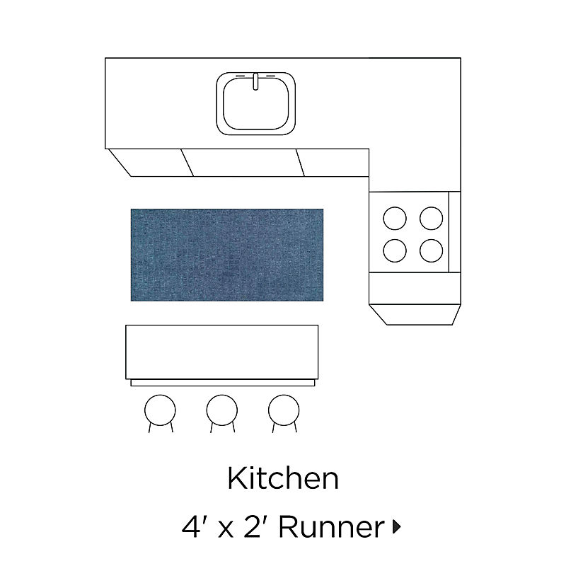 Kitchen 4' x 2' Runner