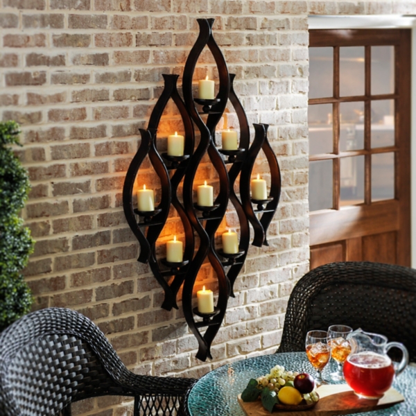 large wall candle holders