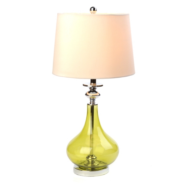 olive green table lamp