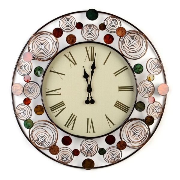 Swirled Circles Clock Kirklands Home