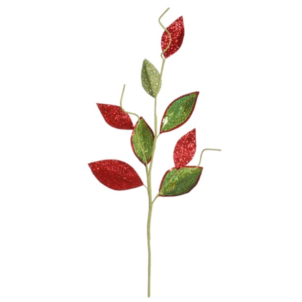 Red and Green Magnolia Stem Kirklands Home