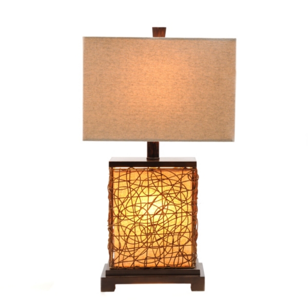 Rattan Night Light Accent Lamp Kirklands Home