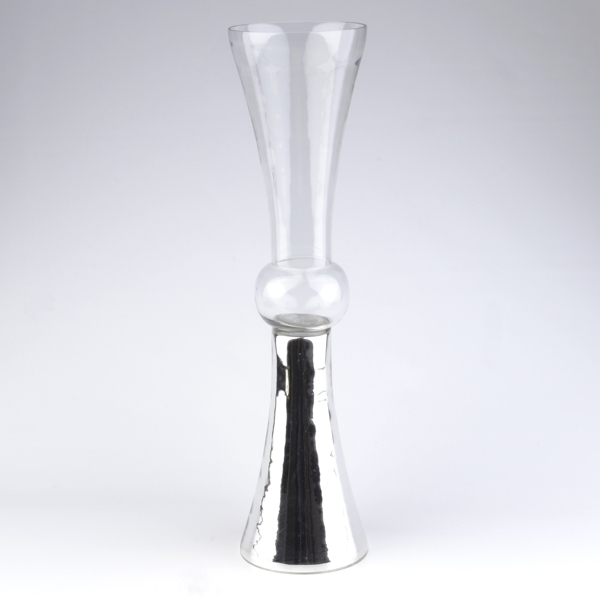 Clear & Mercury Glass Vase Kirklands Home