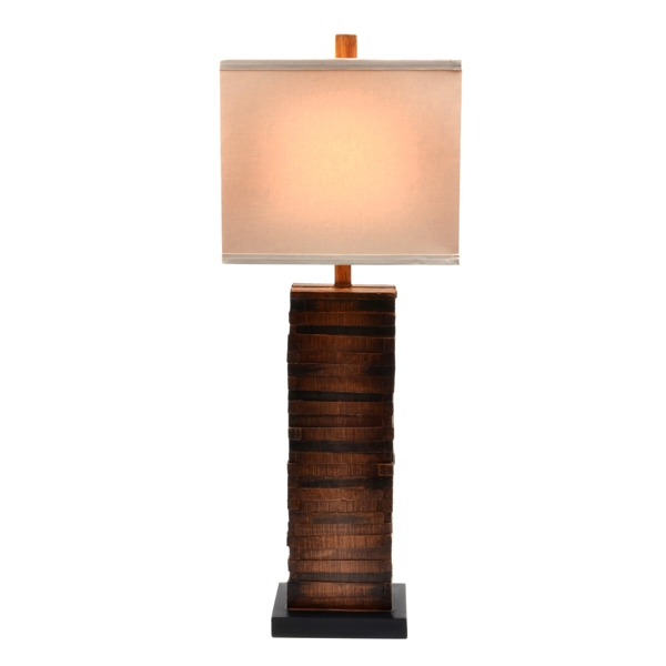 tall wooden table lamps