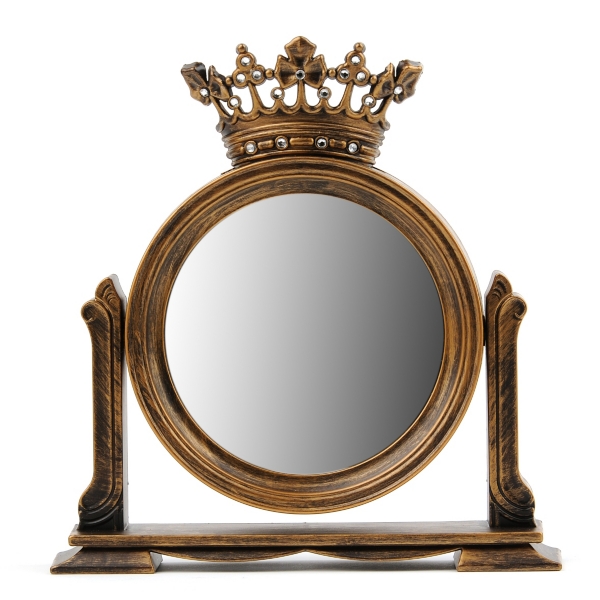 bronze makeup mirror