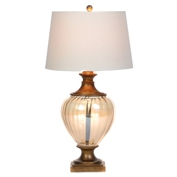 Mocha Glass Table Lamp Kirklands Home