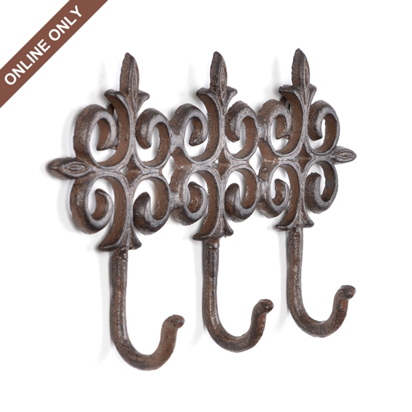 Metal Dark Bronze Scrolled Wall Hook Kirklands Home