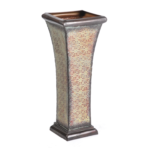 Metal Tulip Medallion Floor Vase Kirklands Home