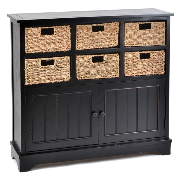 Storage Cabinets with Baskets