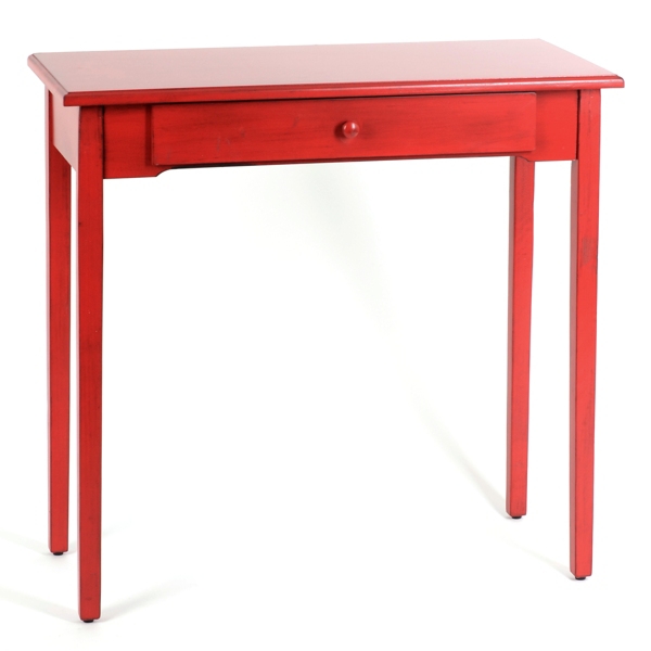 Distressed Red Console Table Kirklands Home