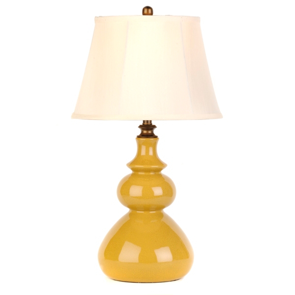 mustard yellow lamp