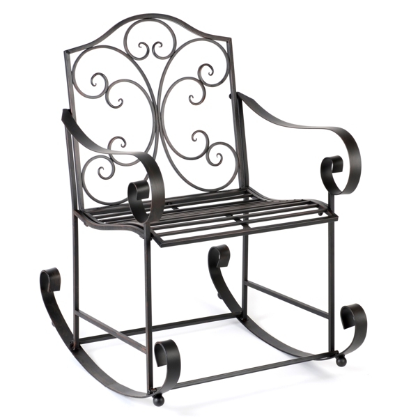 Black Metal Rocking Chair Kirklands Home