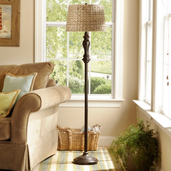 Seagrass hot sale floor lamp