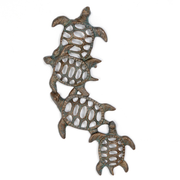 Antiqued Sea Turtle Wall Plaque | Kirklands Home