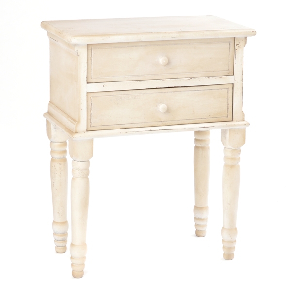 Sadie Antique Ivory Nightstand Kirklands