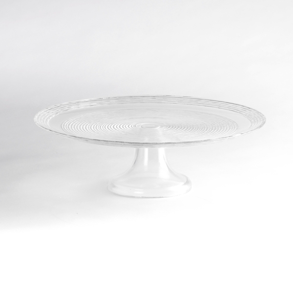 Ringed Glass Cake Stand Kirklands Home