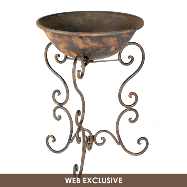 Distressed Metal Plant Stand Kirklands Home