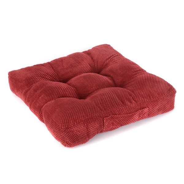 Crimson Red Plush Floor Cushion Kirklands Home