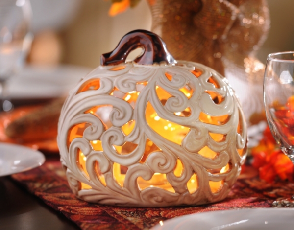 Pumpkin deals candle holder