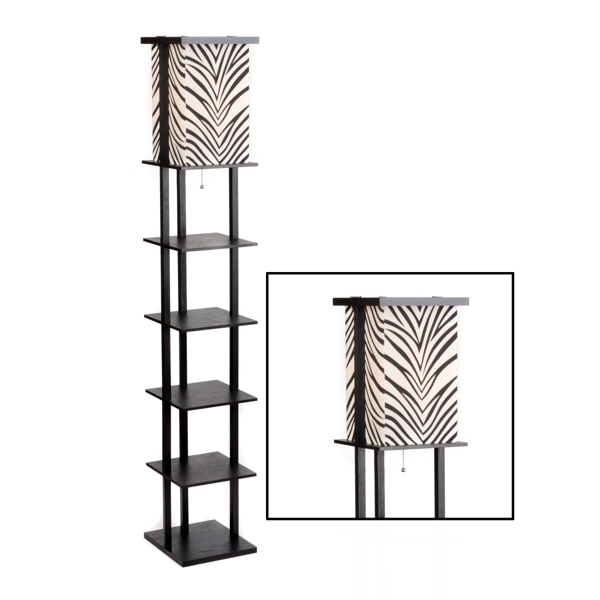 zebra floor lamp