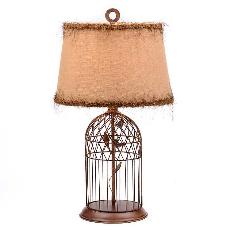 Bronze Bird Cage Table Lamp Kirklands, Birdcage Floor Lamp