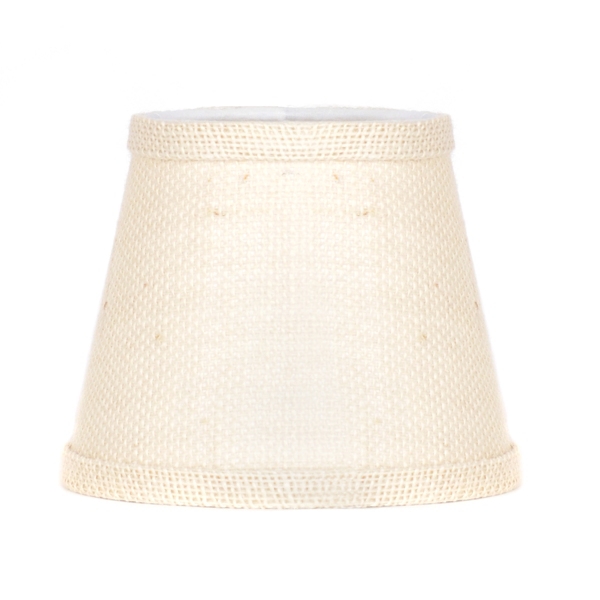 White Burlap Chandelier Shade Kirklands Home