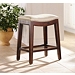 Everitt Ivory Leather Counter Stool