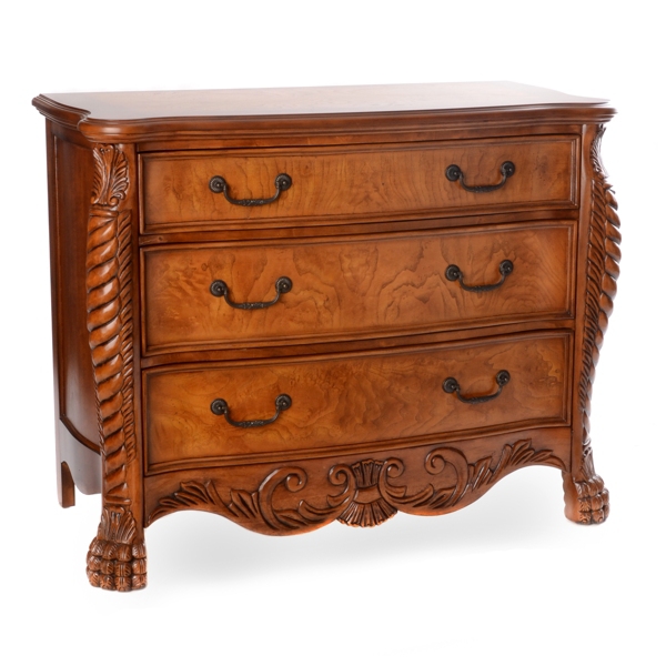 Jackson Mahogany 3Drawer Chest Kirklands Home