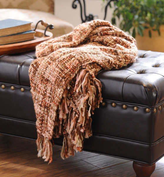 Rust Loom Woven Throw Blanket Kirklands Home