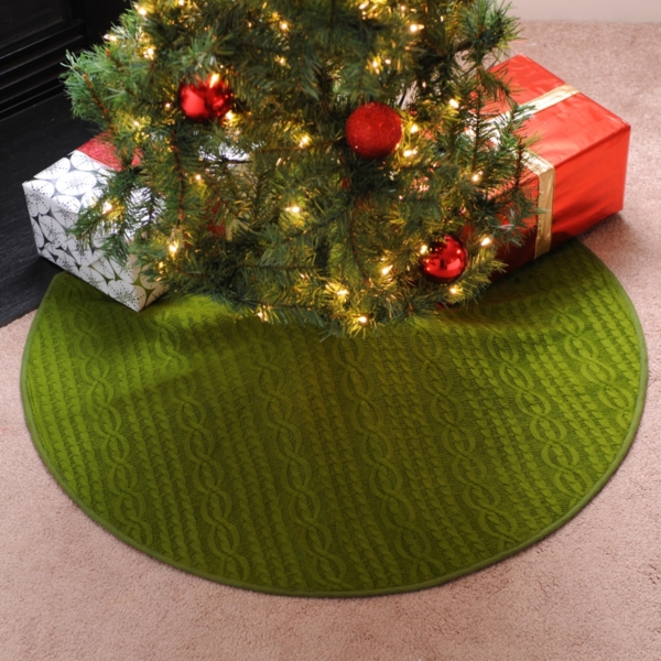 Green Knit Tree Skirt Kirklands Home