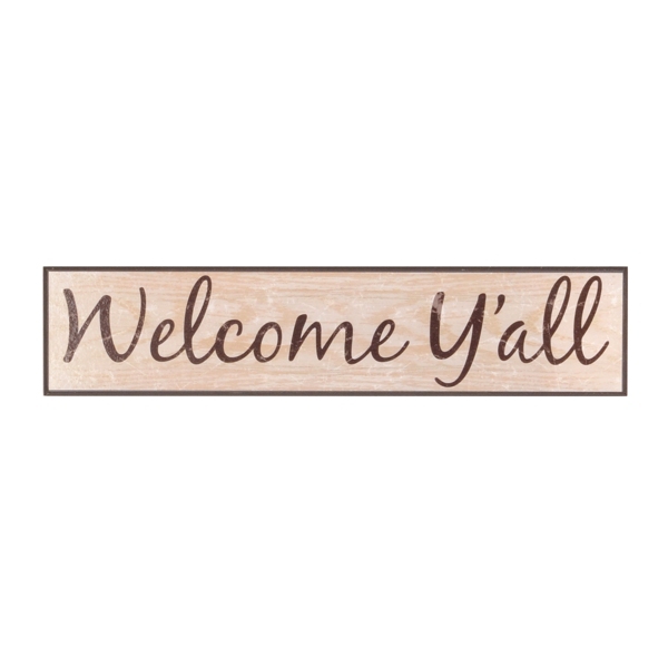 Welcome Y'All Wall Plaque | Kirklands Home