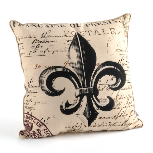 fleur de lis throw pillows