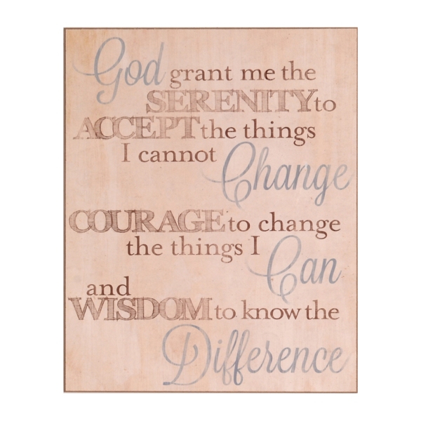 Featured image of post Serenity Prayer Decor serenity prayer textual art on wood has a fresh modern look