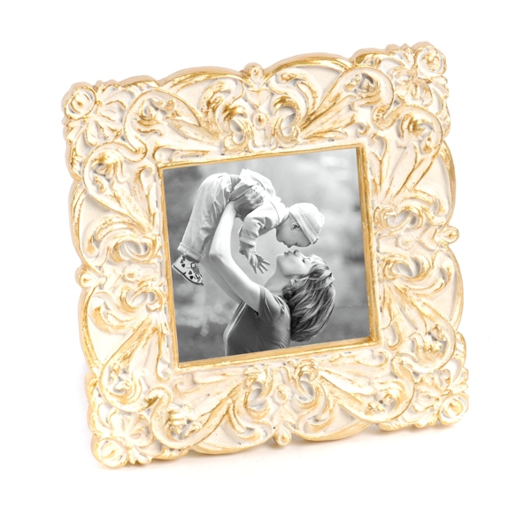 Carved Antiqued Gold Picture Frame, 4x4 Kirklands Home