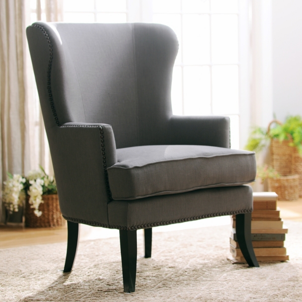 Parker Gray Wing Chair Kirklands Home