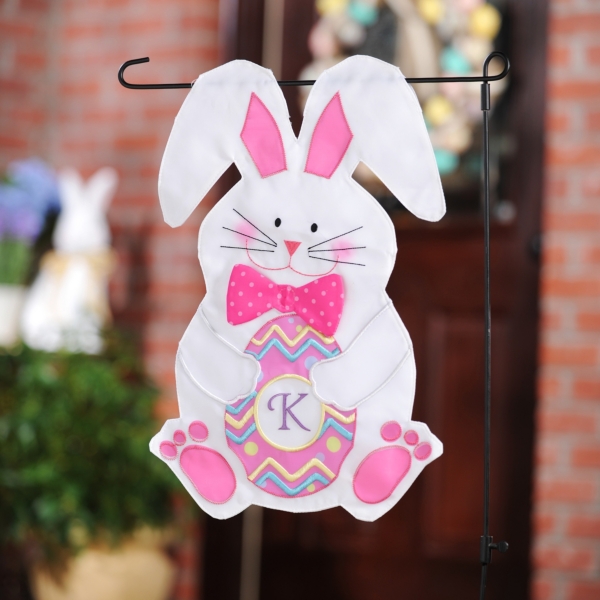 Monogram Easter Bunny Flag Kirklands Home