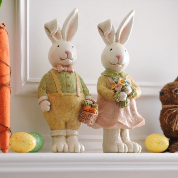 Sugared Bunny Statues Kirklands Home