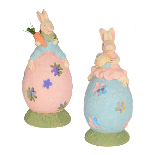 LED Easter Bunny & Egg Statues Kirklands Home