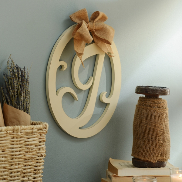 Gold Wooden Monogram Wall Hanging Letters Monogram Door 