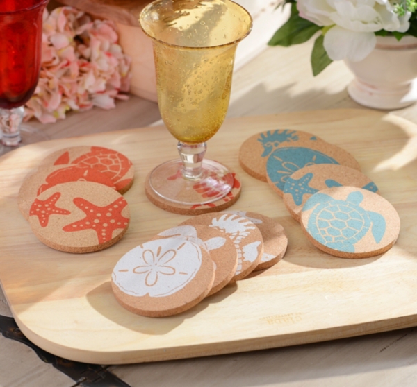 Coastal Cork Coaster Sets Kirklands Home